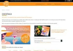 Des recettes de cocktail de Champagne